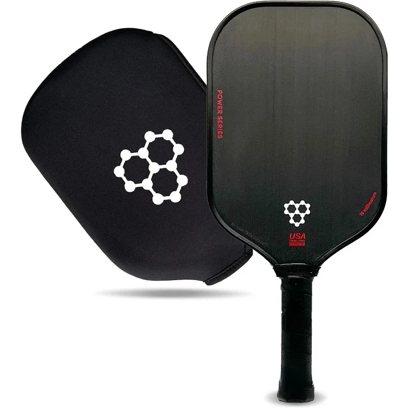 

Весло Power Series Pickleball-весло для пиклбола из углеродного волокна с инъекционными краями из пенопласта для расширенной точки сладкости