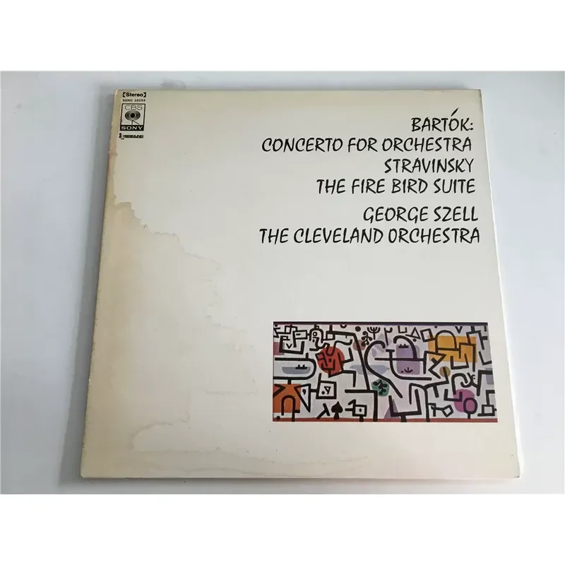 Concierto Orquestral de Bartók, Firebird de Stravinsky, Purcell, Disco de Vinilo LP para Entusiastas de la Música Clásica