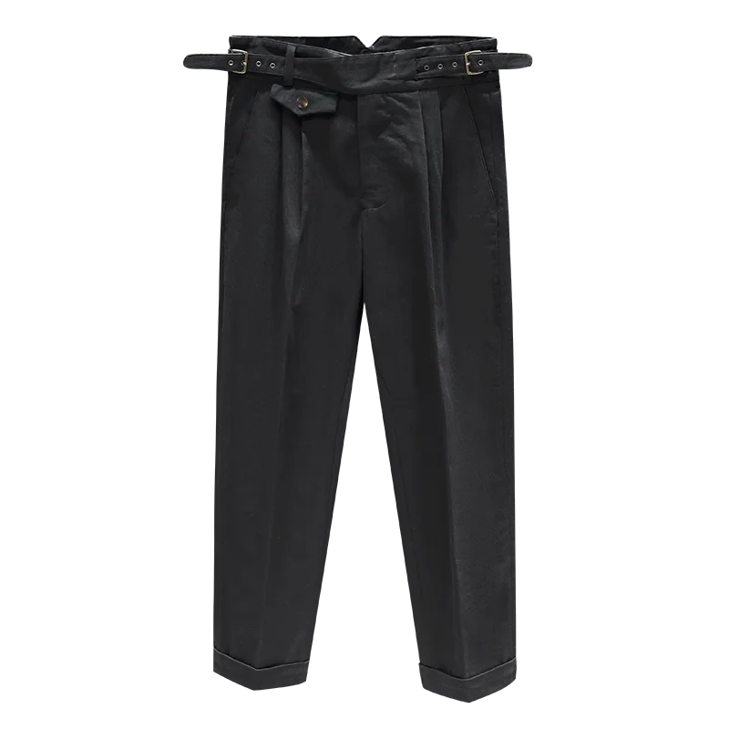 POT&CRAFTSMAN   Gurkha pants High-density cotton thick twill bamboo casual pants Gurkha 9/10 Slim fit colorfast