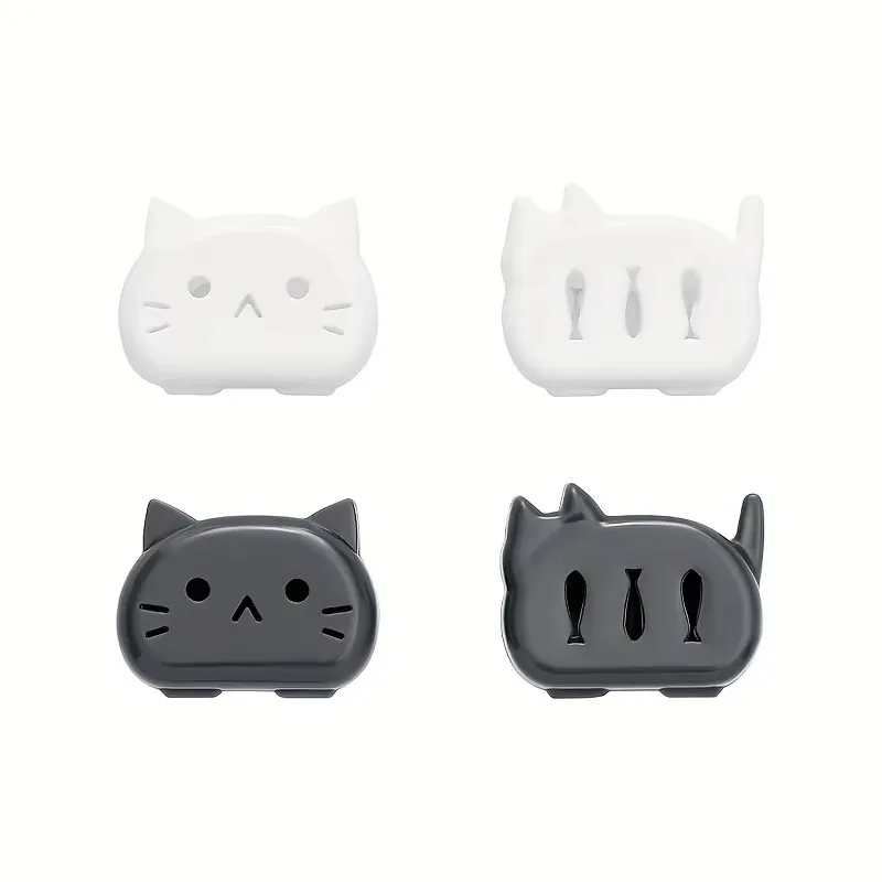 4pcs Cute Cartoon Toothbrush Protectors, Portable Travel Cases for Toothbrush Heads Toothbrush Protection Clip Daily Necessities