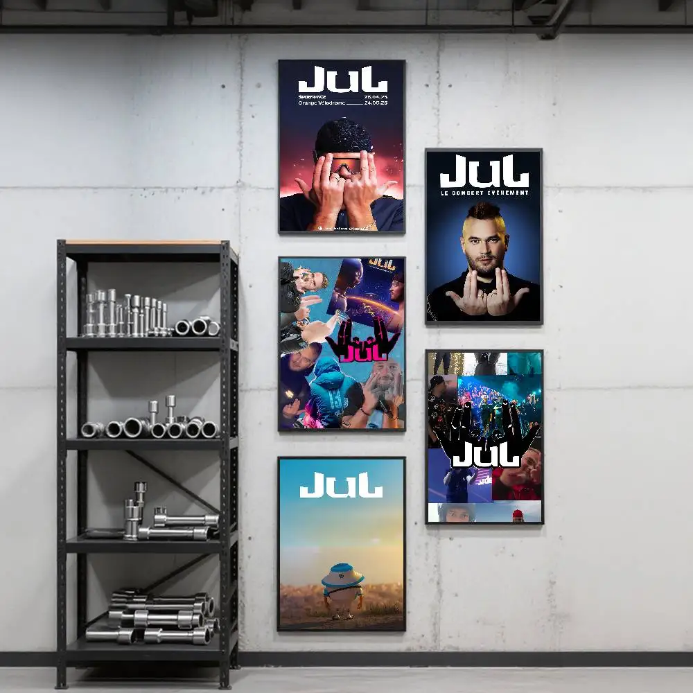 Rapper J-Julien M-Mari JuL Poster Art Print Anime Style Home Decor Ideal Gift Perfect Room Decor