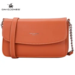 David Jones Fashion Trend Women's Vintage Shoulder Bag Premium Exquisite Atmosphere Versatile PU Artificial Leather Handbag