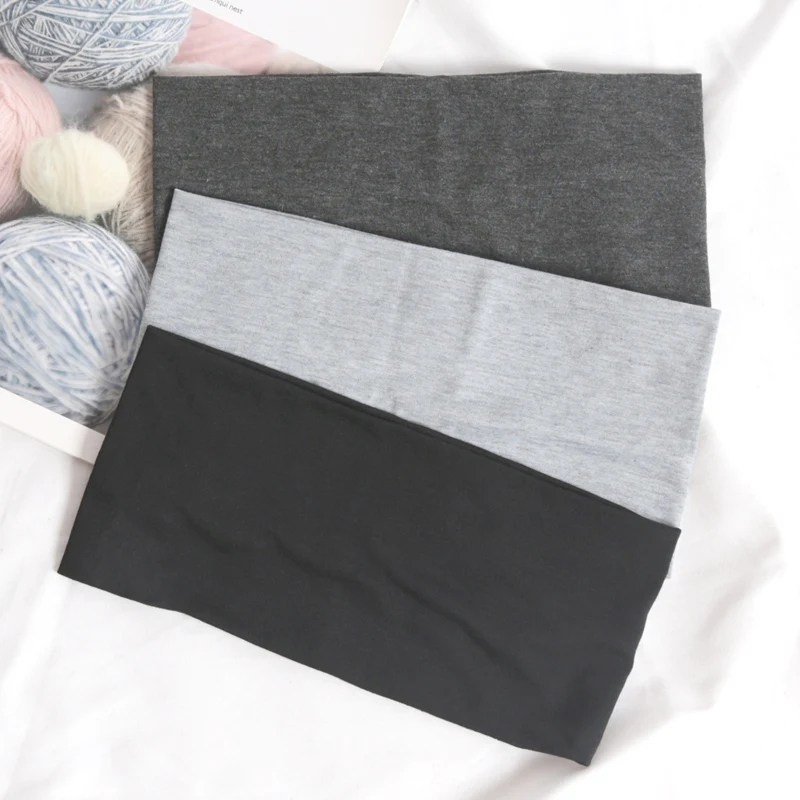 1 قطعة عقال واسعة الرياضة الدراجات غسل الوجه العصابات لينة اليوغا محبوك عقال للنساء فتاة عصابات موضة إكسسوارات الشعر #4