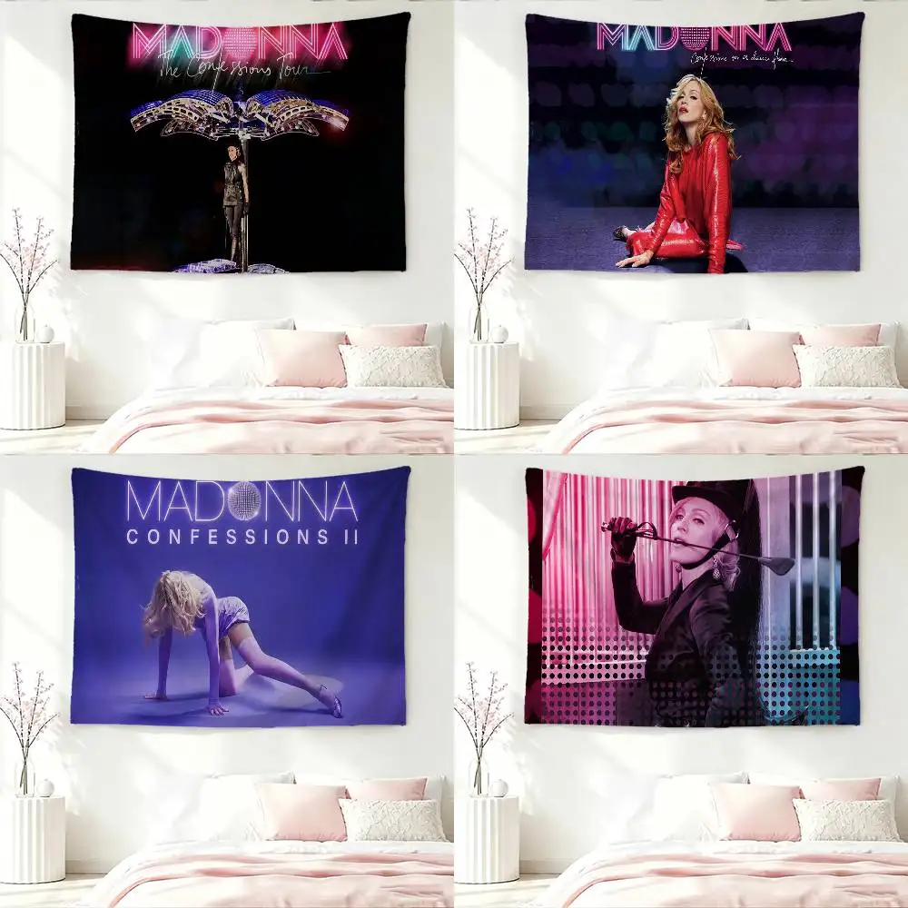 Singer M-madonna confessions Flag Outdoor Decorations for Bedrooms Home Decor Items Decoration Banners
