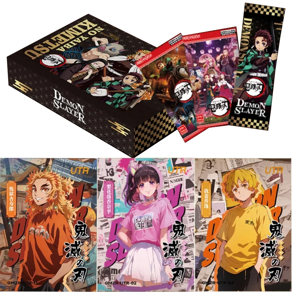 

Demon Slayer Card Flash SSP Card Kitchen Door Tanjiro Nedouzi Anime Surrounding Board Game UR Rare Card Children's Toy Gift