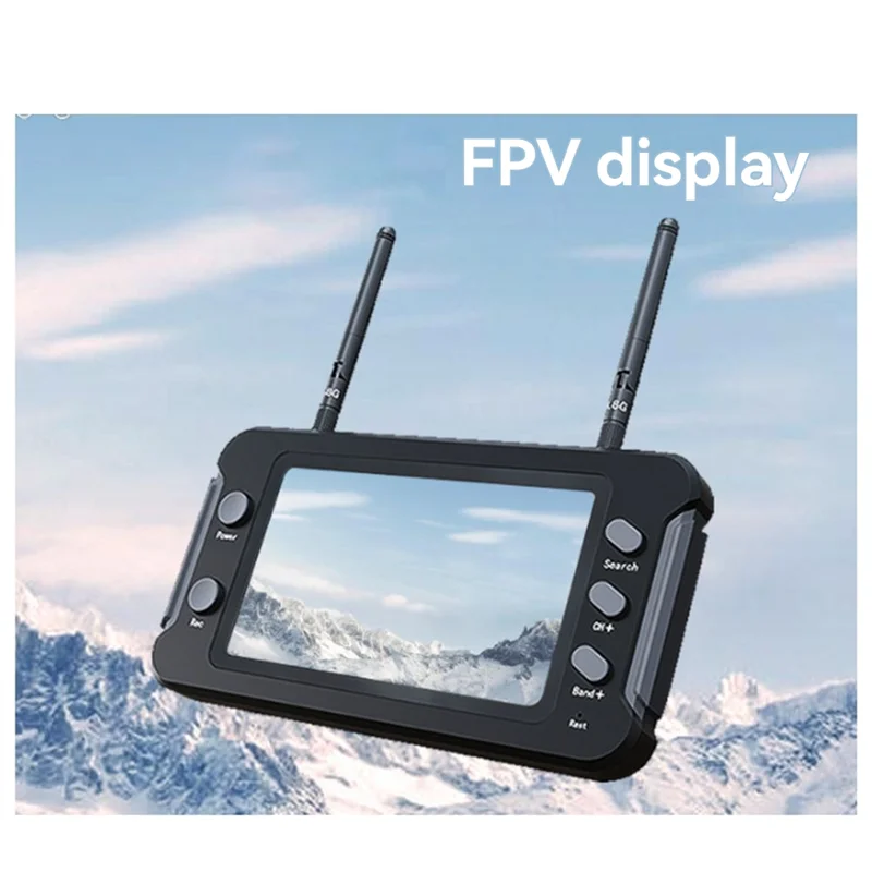 شاشة B27B FPV شاشة LCD 5.8G للبحث التلقائي وتسجيل الفيديو 4.3 بوصة RC FPV Multicopter #4