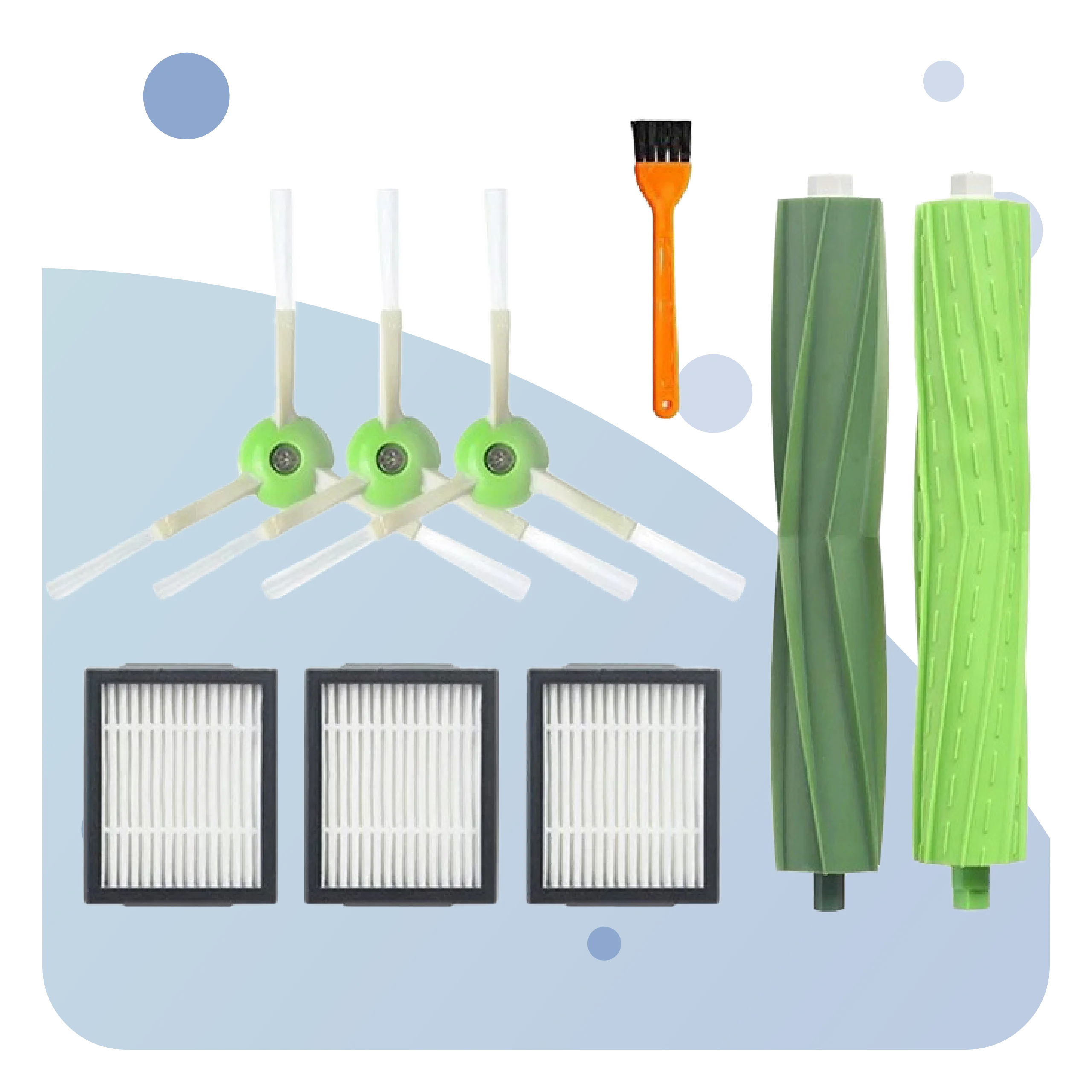 IRobot Roomba E5 E6 E7 I7 I3 + I4 + I6 + I8 J7 + Filter Brush Kit