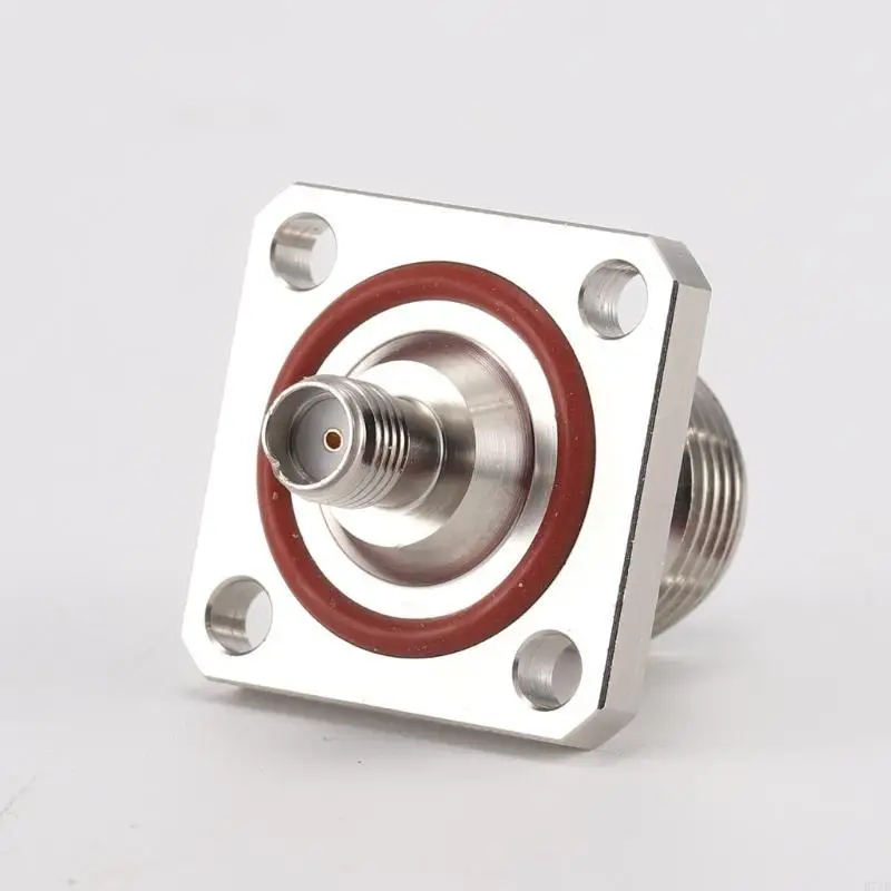 H7JF L16 N Kobieta do SMA Kobiet 4 dziury Złącze Złącze N do SMA 4 Hole Adapter z mocowaniem panelu z kołnierzy 25 mm