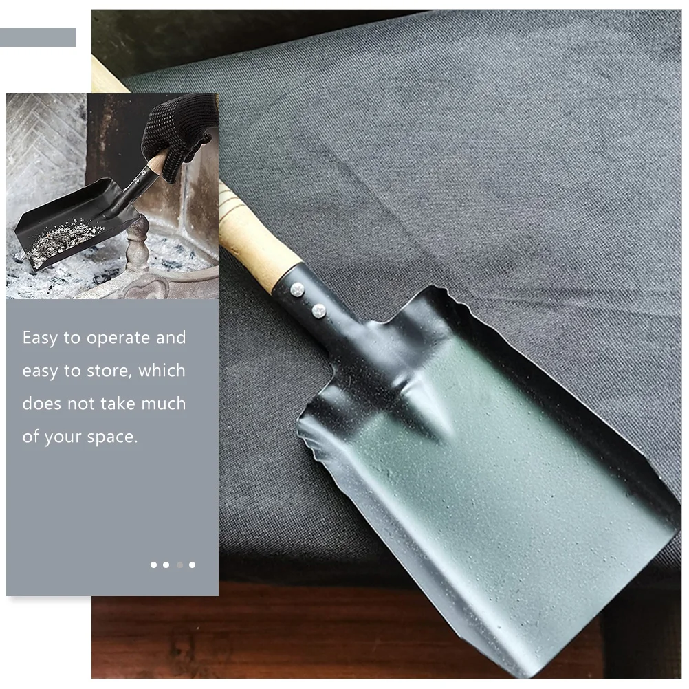 2pcs Garden Shovel Durable Iron Spade for Planting Weeding Snow Removal Easy Digging Tools Tough Soil Cleaning Outdoor Farming