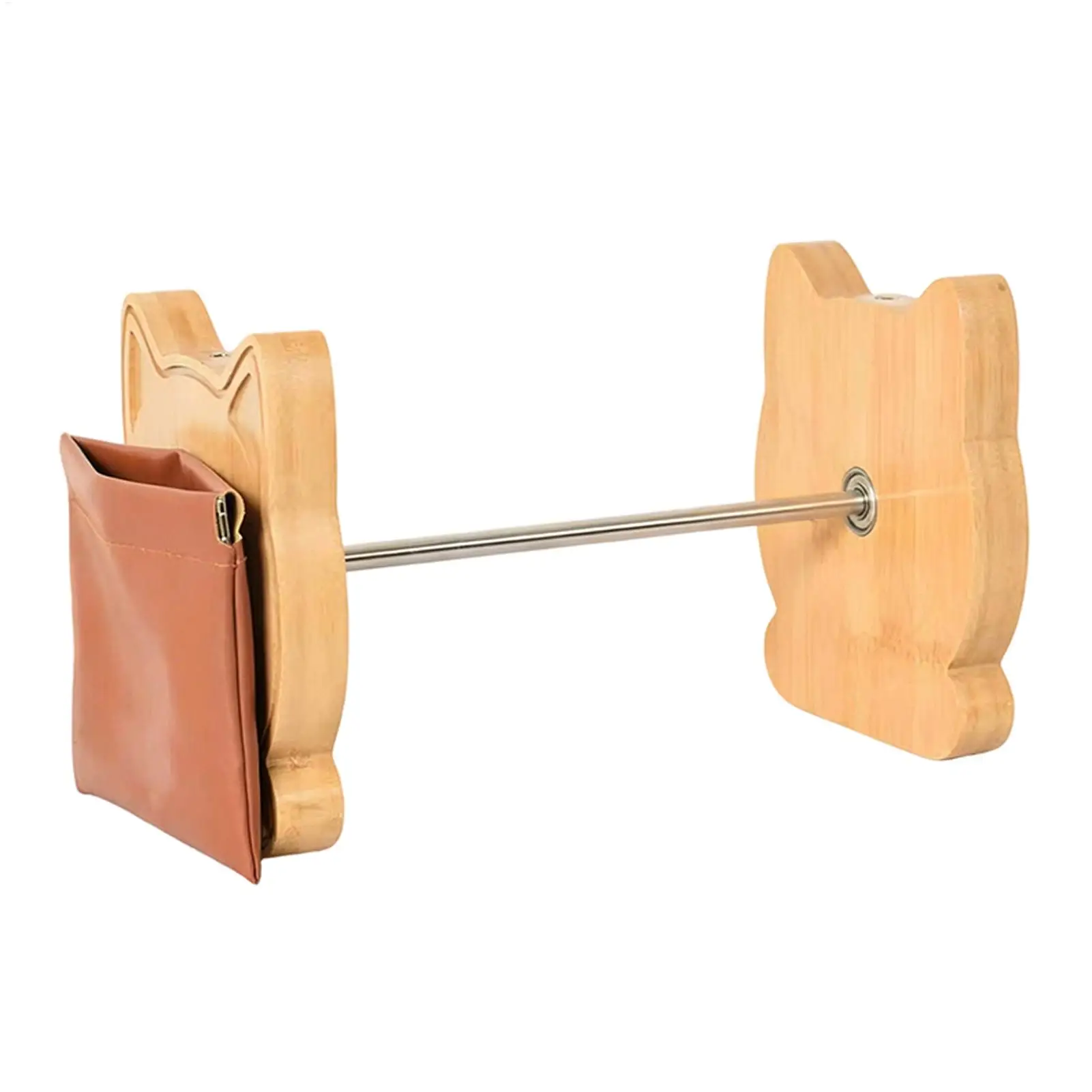 Yarn Holder Cat Design Wooden Winder Yarn Ball Holder For Sewing Craft Spool Knitting Home Wool Ribbon Thread
