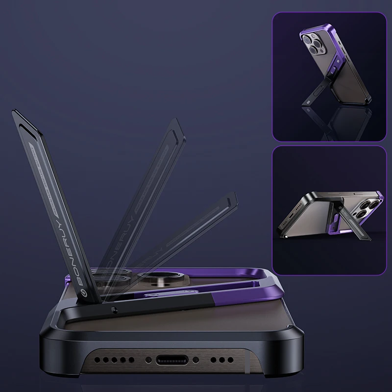 حافظة هارينو لهاتف آيفون 16 برو ماكس مضادة للسقوط آيفون 15/14 برو غطاء حماية لتبديد الحرارة بدون حدود إصدار جديد #3