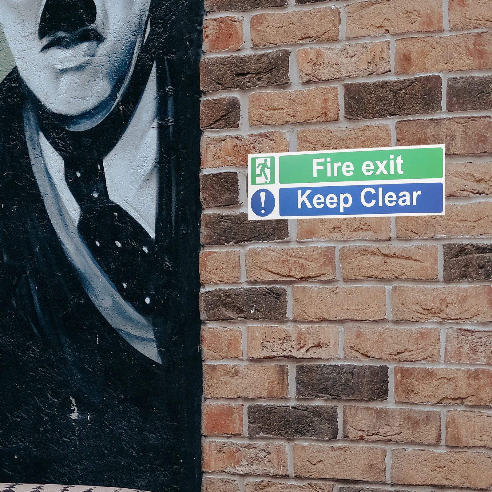 

5pcs No Smoking Stickers Safety Decals High Visibility Waterproof Easy Apply Vehicle Business Outdoor Fire Door Keep Clear Vinyl