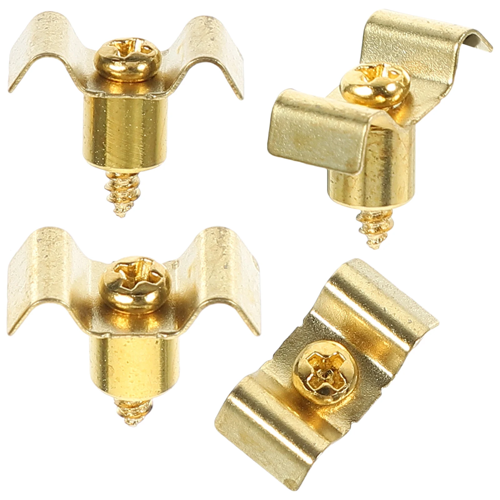 

4 set Guitar String Retainers Metal Buckles Electric Guitar Parts String Trees Guide Lock Accessory Stable Pegs Fixator