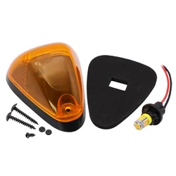 5PCS Amber LED Cab Roof Marker Lights Kit For 99-16 Ford F250 F350 F450 Super Duty Automobile Professional Accessories