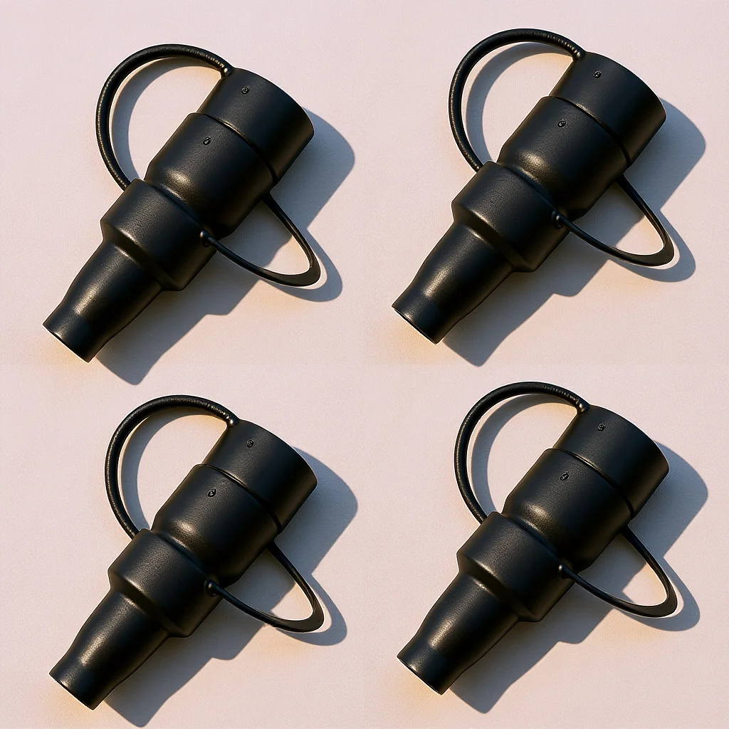 4 قطعة فوهات السرير القابلة للنفخ استبدال ملحقات مضخة هواء بلاستيكية عالية الجودة آمنة تناسب تصميم مانع للتسرب مثالي للتخييم #1