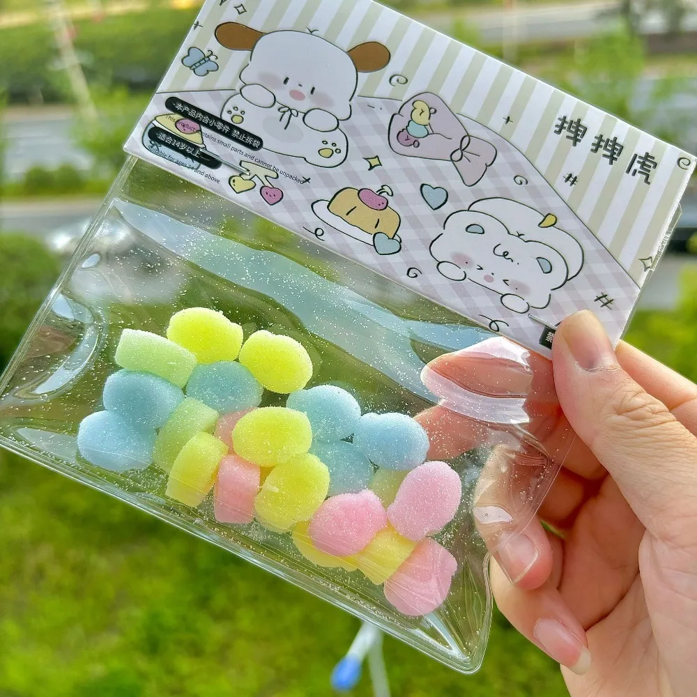 لعبة صغيرة TPR قرصة النهاش الملونة لعبة الضغط انتعاش بطيء اسفنجي شفاء لعبة تململ