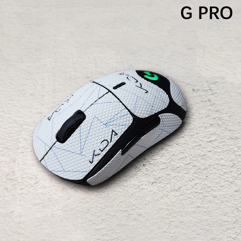 شريط قبضة ماوس مانع للإنزلاق ، ملصق مصنوع يدويًا ، عرق لـ G Pro X Superlight ، قبضة ماوس لاسلكي GPW