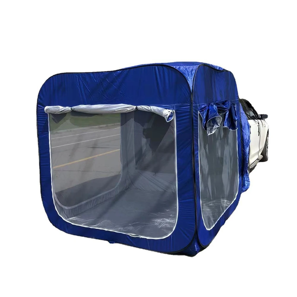 

Outdoor Portable POP up SUV Car Tailgate Tent Mosquito and Rainproof Car Rear Tent