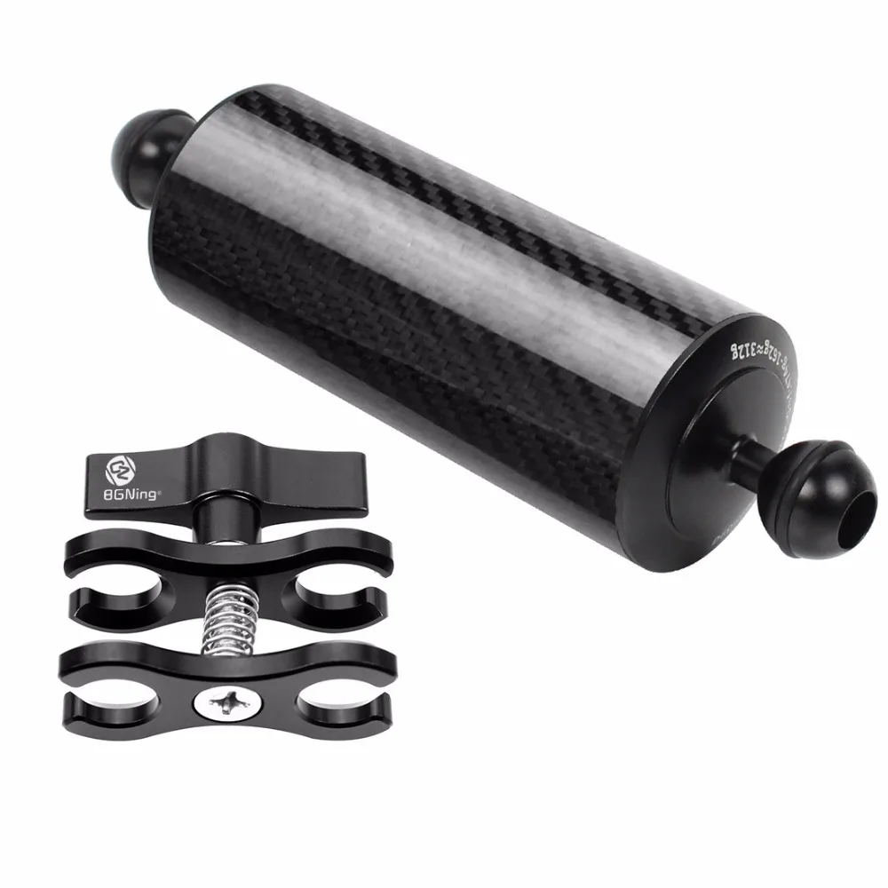 Float Buoyancy Aquatic Arm Dual 1" Ball Arm 5" 8" 10" 12" D60MM DSLR Cam Diving Tray Extend Light Bracket für Gopro OSMO Action – Detail 6