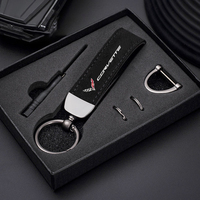 1pcs Car Styling Badge Pendant 4s Shop Gifts Auto keychain for Corvette C1 C2 C3 C4 C5 C5 C6 C7 C6-R C8 Auto Accessories