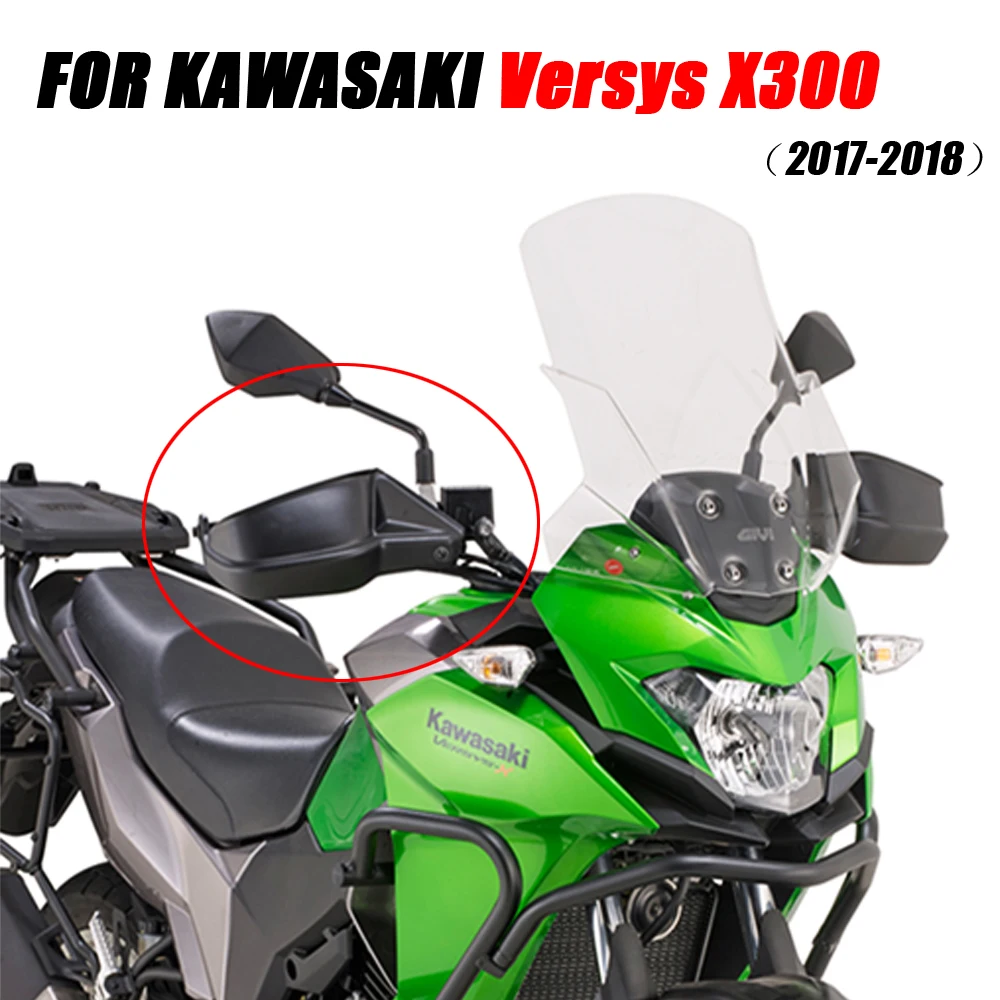 2017 - 2022 Motorcycle Windproof Handguards Protector Handlebar Handguard Shield For Kawasaki Versys X-300 X300 2022 2021 2020