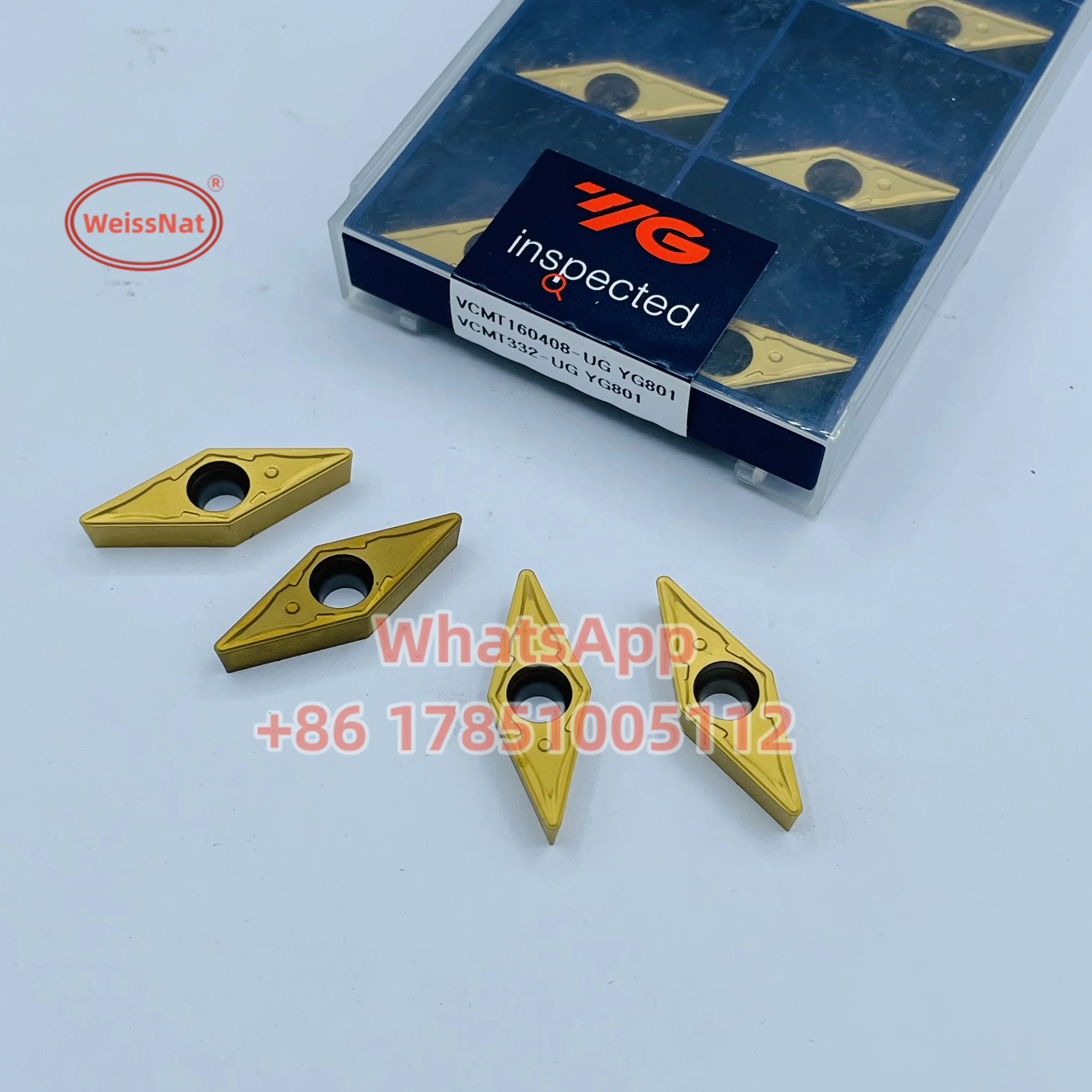 

YG-1 VCMT160404-UG VCMT160408-UG YG801 Carbide Insert VCMT Inserts