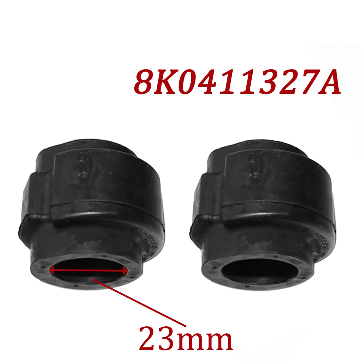 2x Front Sway Bar Anti Roll Bar Bushing Stabilizer Rubber Bush 8K0411327A 8K0 411 327 A For Audi A4 B8 S4 A5 A6 C7 A7 S5 S6