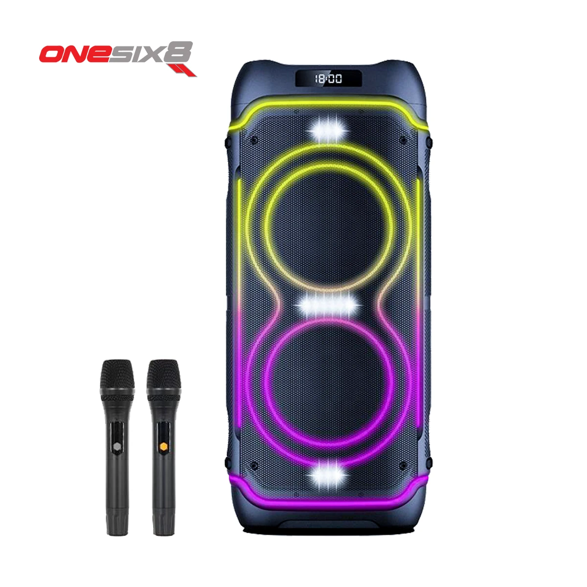 ลำโพงไร้สายพกพา PartyBox ของแท้พร้อมไฟ RGB LED สำหรับงานปาร์ตี้ดีเจและคาราโอเกะ เสียงเบสหนักแน่น