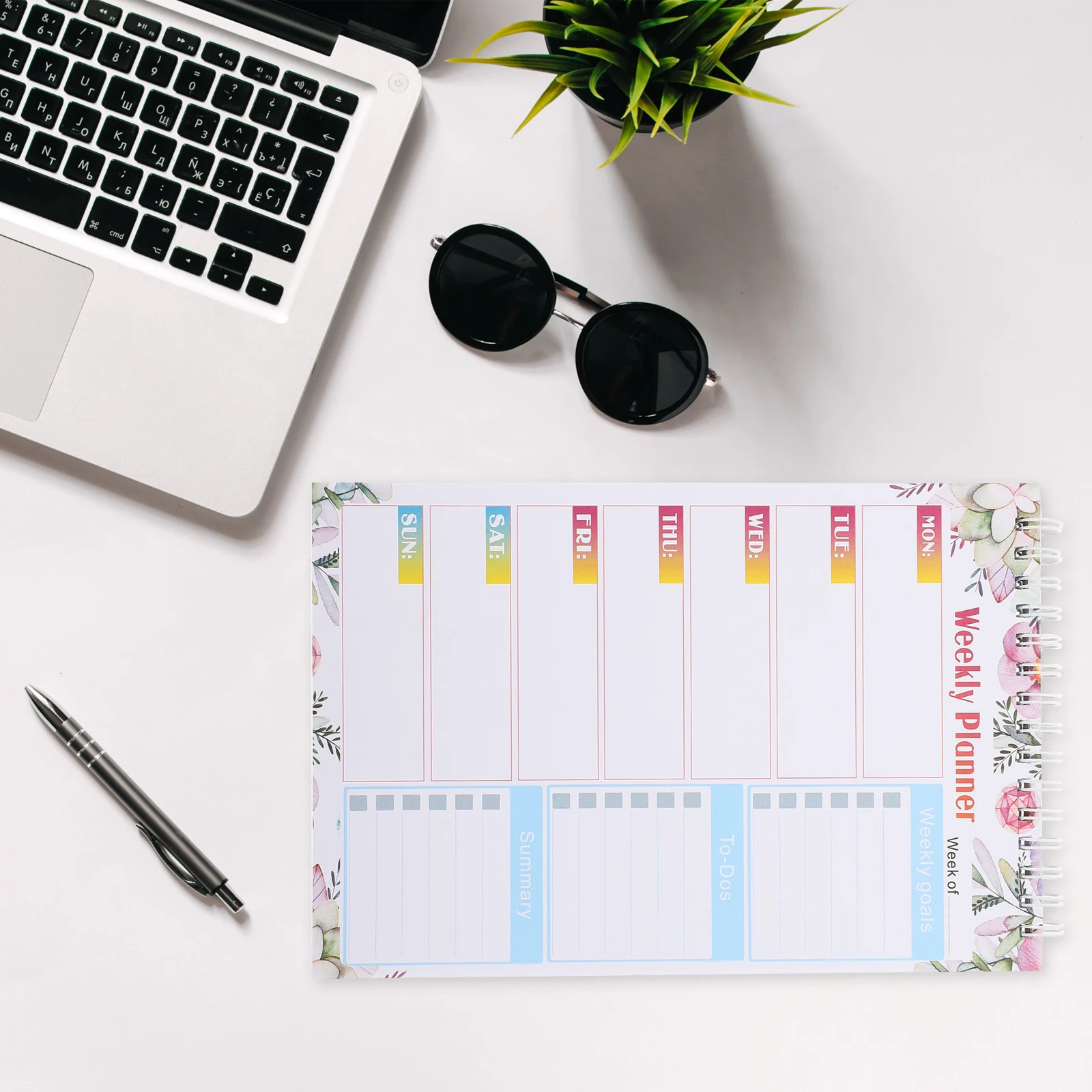

Note Paper Daily Schedule Planner Tearable Spiral Notepad for Planning Weekly Work Life