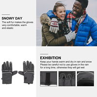 Winter Warm Gloves Polar Fleece Lining Anti slip Windproof Cycling Mittens Touchscreen Compatible Cold Protection Gloves Outdoor