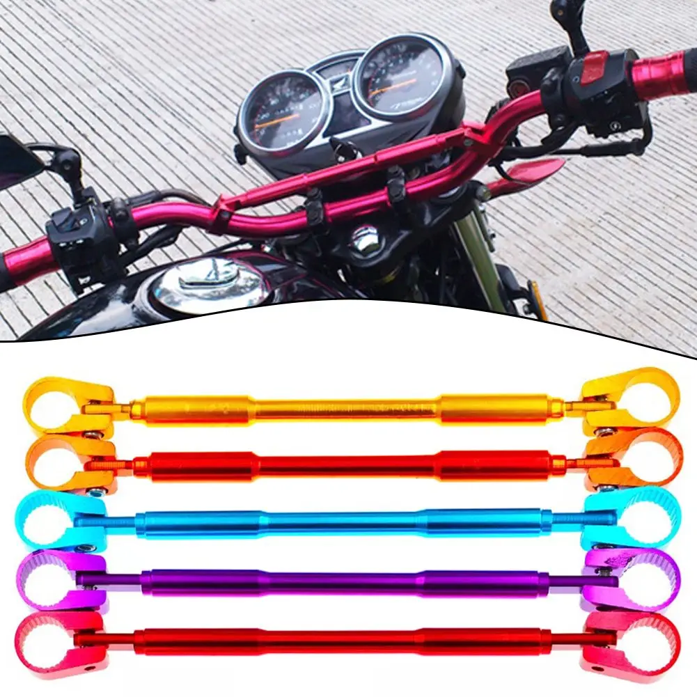 For 7 8 Motorcycle Handlebar Modified Handle 22mm Fitment Aluminum Material Comfortable Driving Experience High Speed Stability