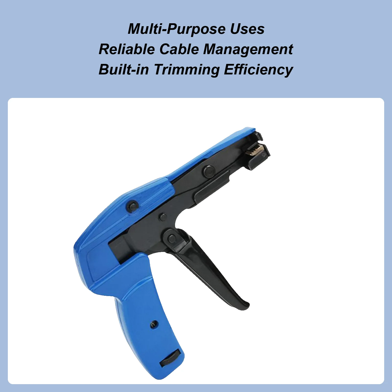 

Cable Tie Tool Fasten And Cut Zip Tie Tool With Handle Ergonomic Tightener For Gardening Data Center Car Electronics Automotive