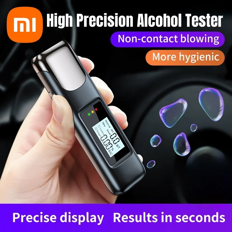 xiaomi-c10-testeur-d'alcool-de-haute-precision-ethylotest-usb-rechargeable-lcd-affichage-numerique-professionnel-usage-personnel-de-voiture-a-domicile