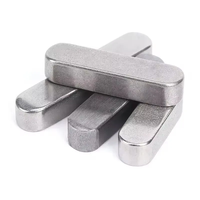 1/2/5/10pc M3 M4 M5 M6 M8 M10 GB1096 304 A2-70 Stainless Steel Rectangle Round End Type A Parallel Flat Key Roll Shaft Dowel Pin