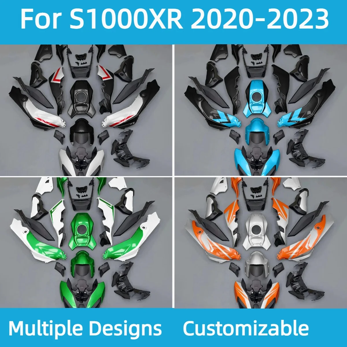 

For BMW S 1000XR 2020-2023 Prime Fairing Kit S1000XR 20-23 Motorcycle Complete Plastics Set Bodywork Covers Fairings