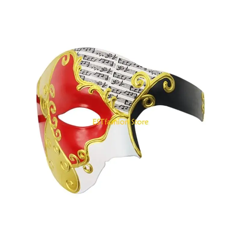 Y5GC Halloween Phantoms of The Operas Half Face Mask Venetians Mask Masquerades Mask