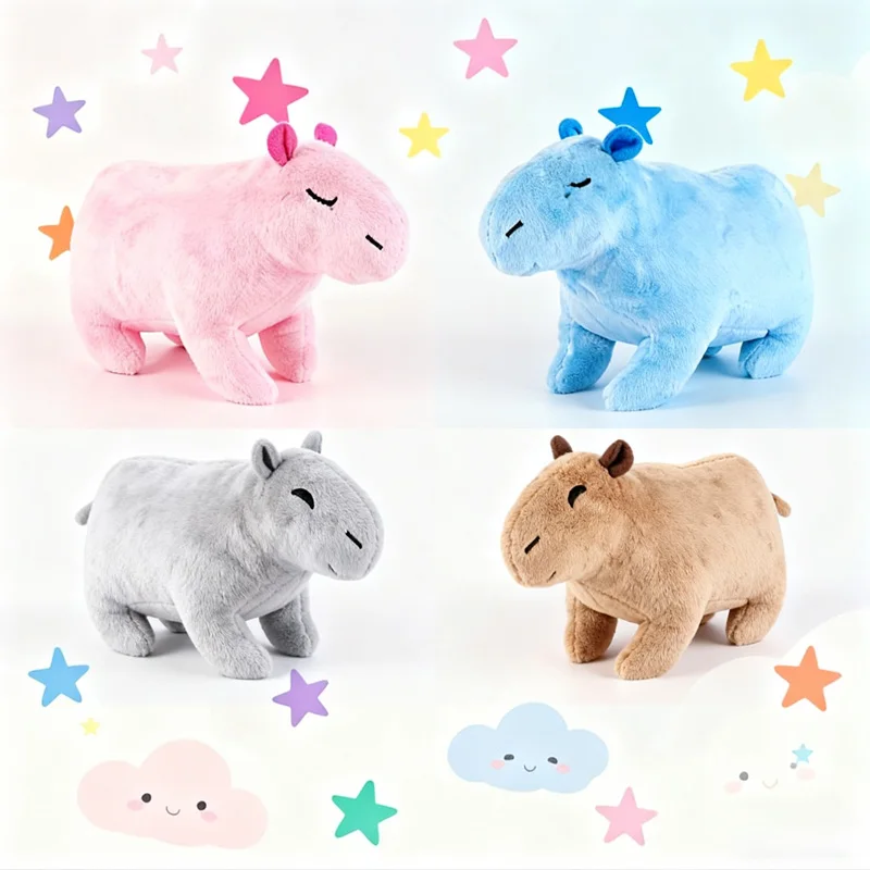 Kawaii كابيبارا ألعاب من القطيفة رائعة غرفة نوم الحلي لطيف تحصيل الزينة دمى الحيوانات واقعية هدية عيد ميلاد لfrye #1