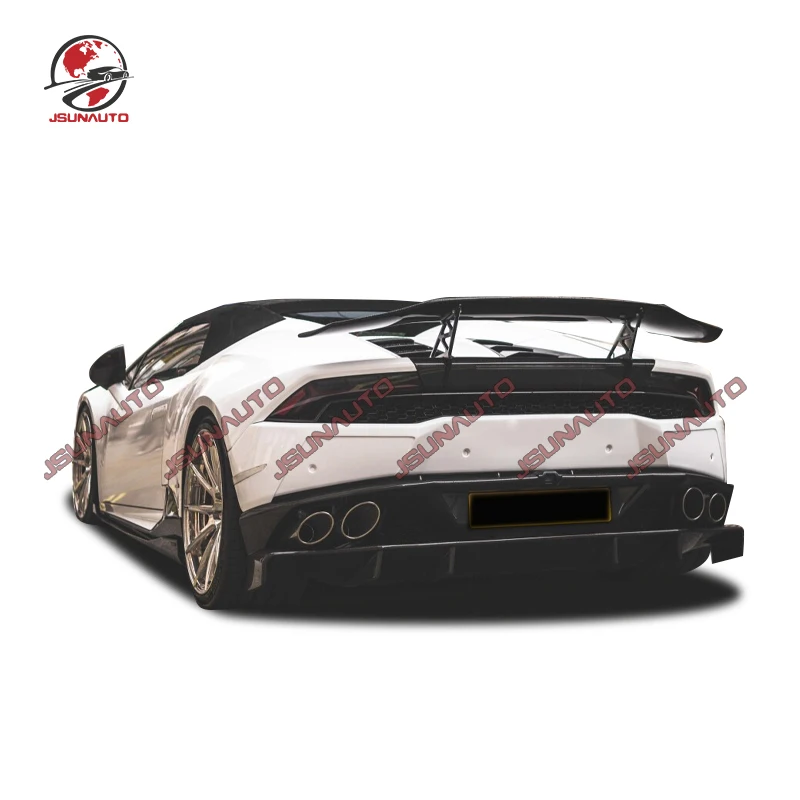 

Real Carbon Fiber Rear Diffuser For Lamborghini Huracan DMCStyle Body Kit Rear Bumper Lip For Lp610 Lp580