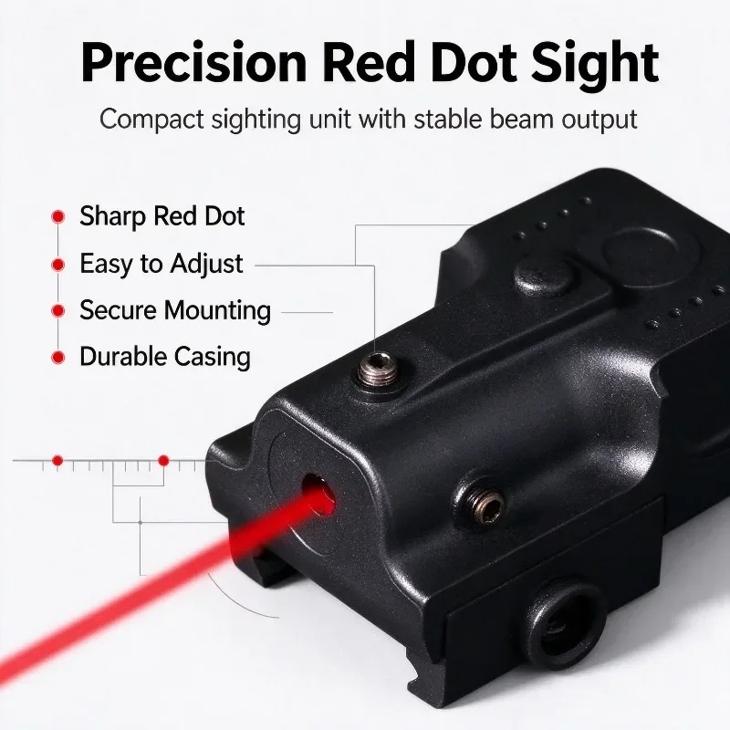 2026 LG02 Bottom Install Light Device New Adjustable Mount 20MM Rail Aiming Portable Red Light L3-g Nylon