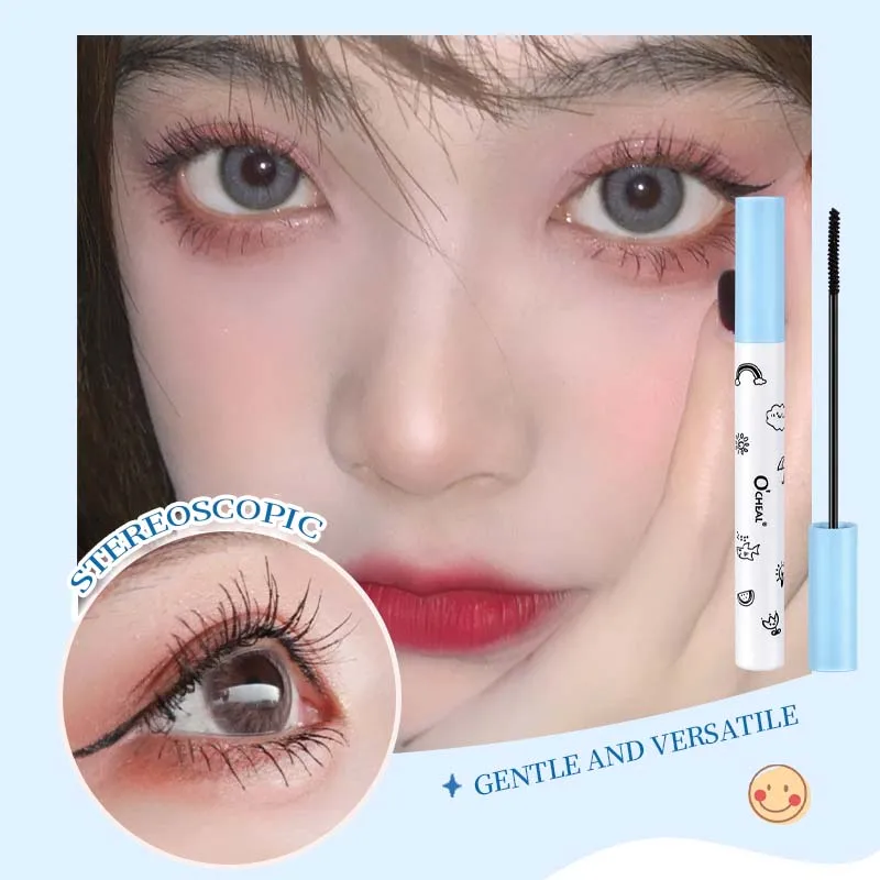 OCHEAL 4D Mascara Lengthening Black Lash Eyelash Extension Eye Lashes Brush Beauty Makeup Long-wearing Mascara Makeup Eye