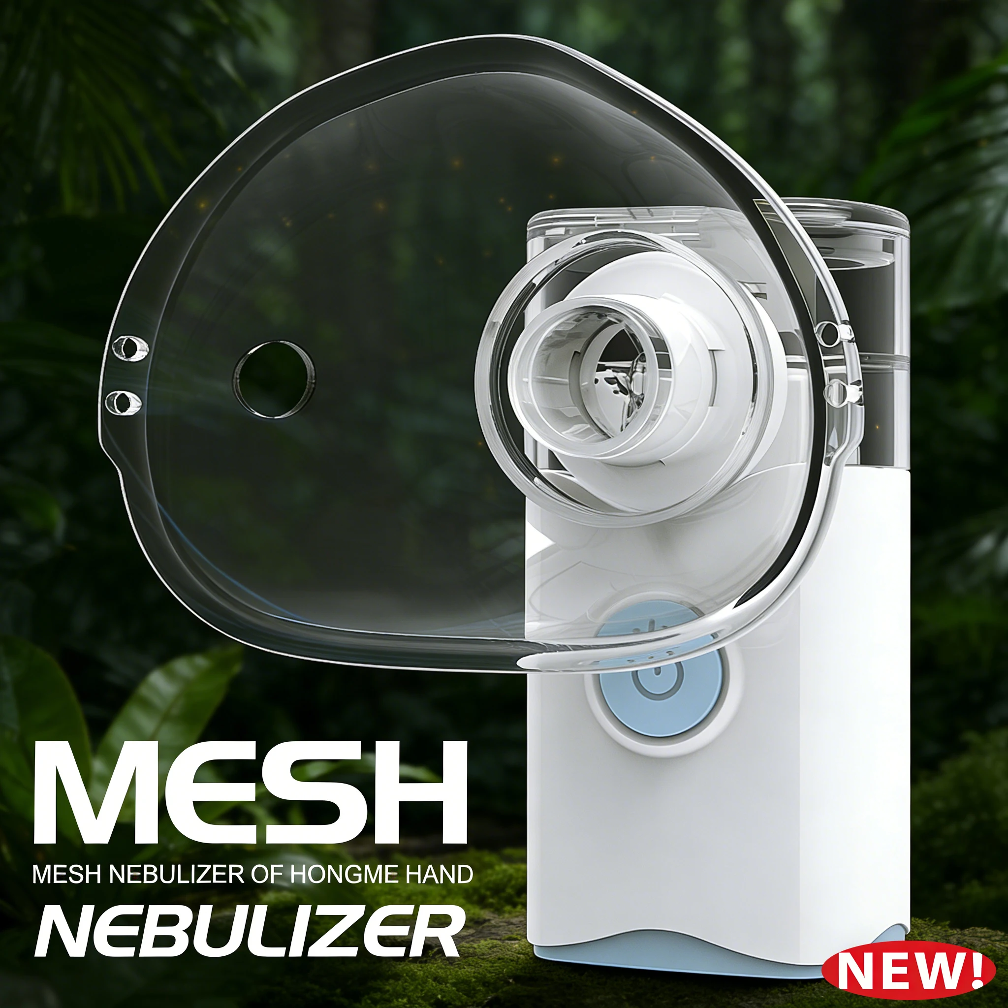 

Kids-Friendly Handheld Nebulizer - Portable Autoclean Silent Mesh Atomizer, Lightweight Inhalator for Homecare