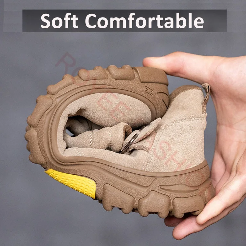 2022 Construction Male Industrial Shoes Anti-smash Anti-puncture Indestructible Work Sneakers Protective Steel Toe Shoes zapatos