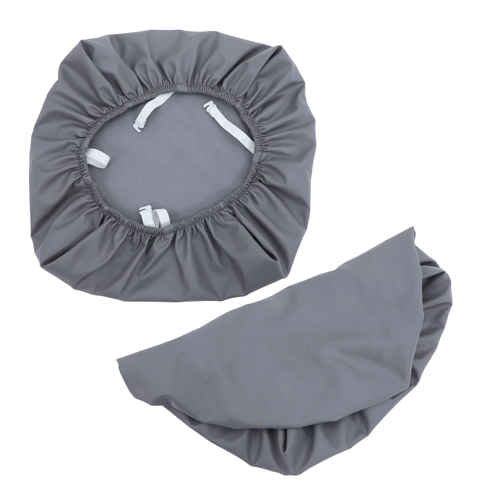 

2pcs Stretch Pu Cover Waterproof Elastic Protective Slipcover For Dining Room Home Decor Household Chair Protector Case Durable