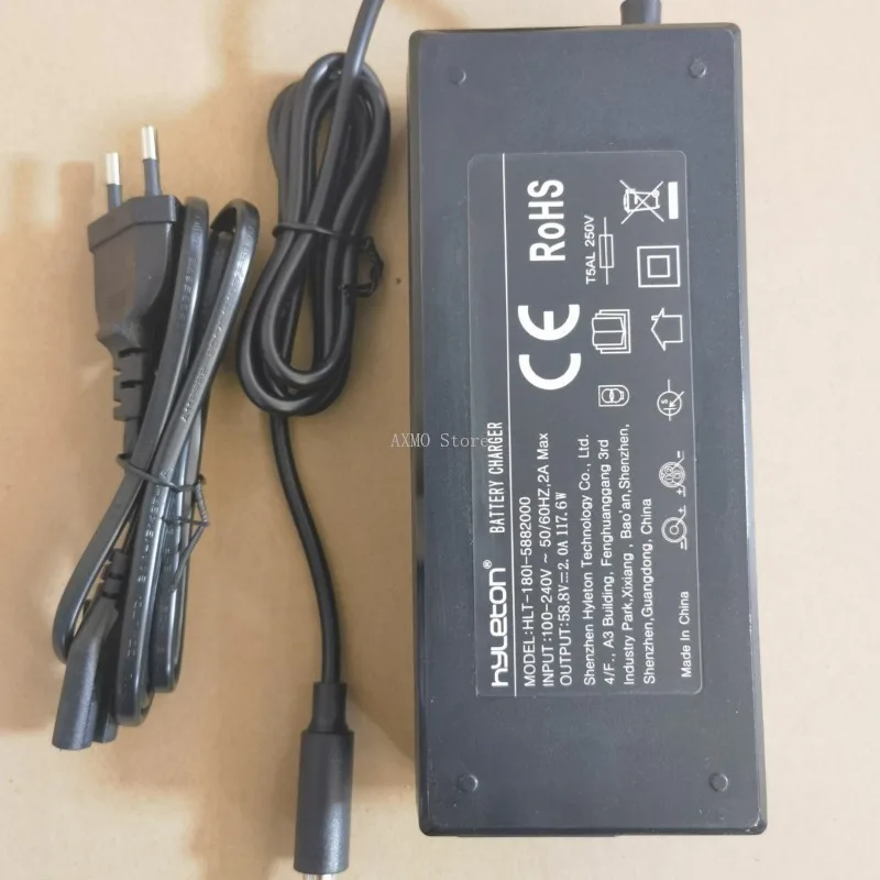 

Адаптер питания для электрического скутера Kukirin G3 Pro 58,8 В 2A, аксессуары для электрического скутера, детали для головки CQ, зарядное устройство для головы Xiaomi