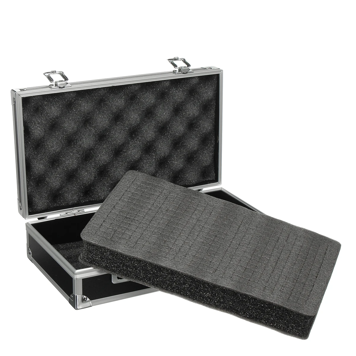 Caja de herramientas de aleación de aluminio, caja de Kit para vehículos al aire libre, equipo de seguridad portátil, caja de instrumentos, Maleta,