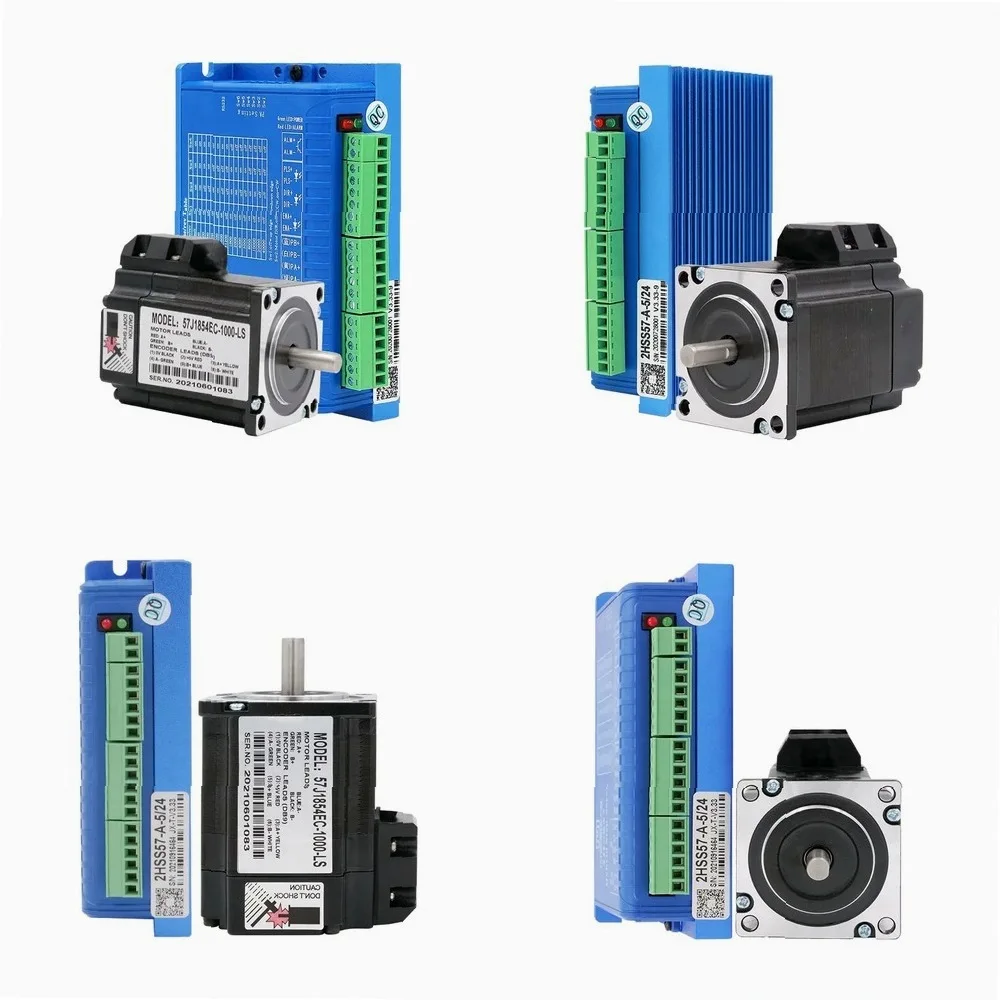 Closed-Loop Stepper Motor & Driver Set 2-Phase 57mm for Textile Machine Parts Servo System