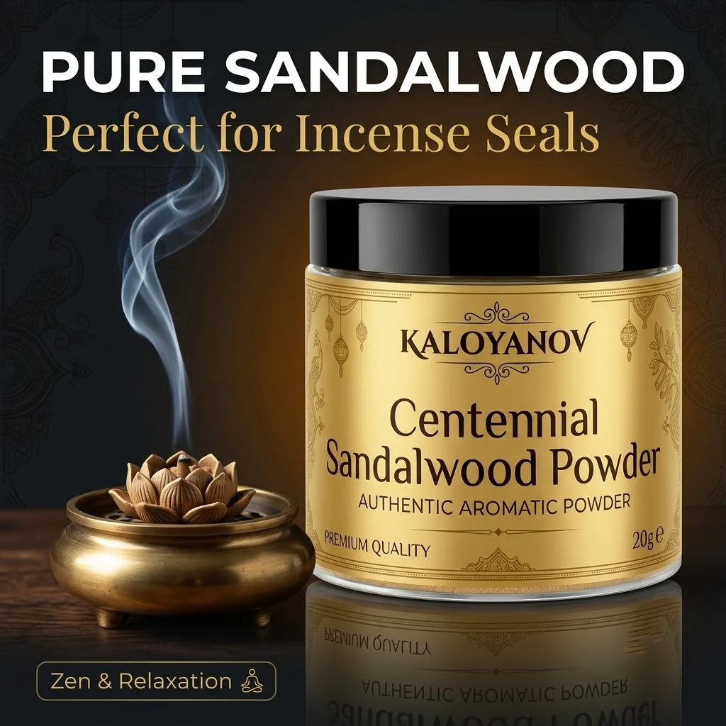 Home Fragrance Vanilla Cashmere - Natural Agarwood Sandalwood Incense Powder for
