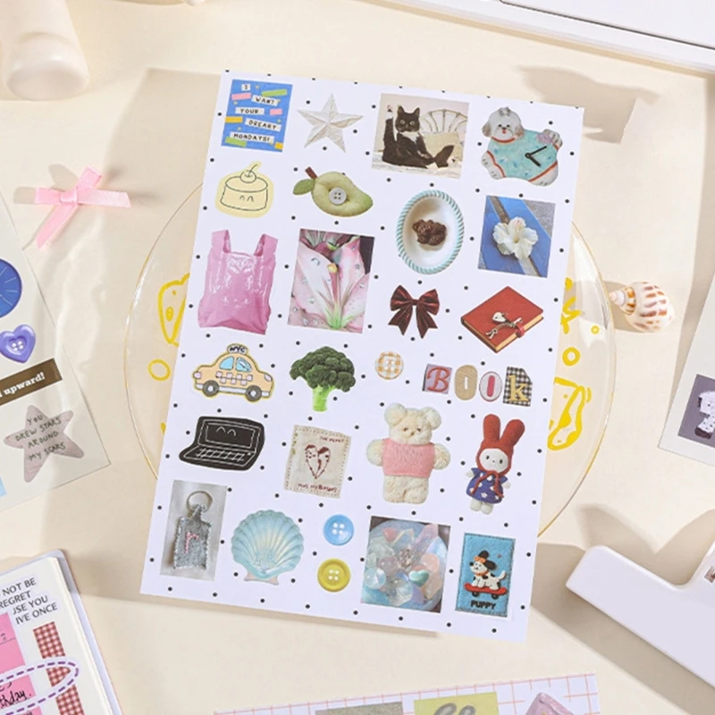  Scrapbook Sticker Journaling Sticker Book Aesthetic Sticker Scrapbook Sticker