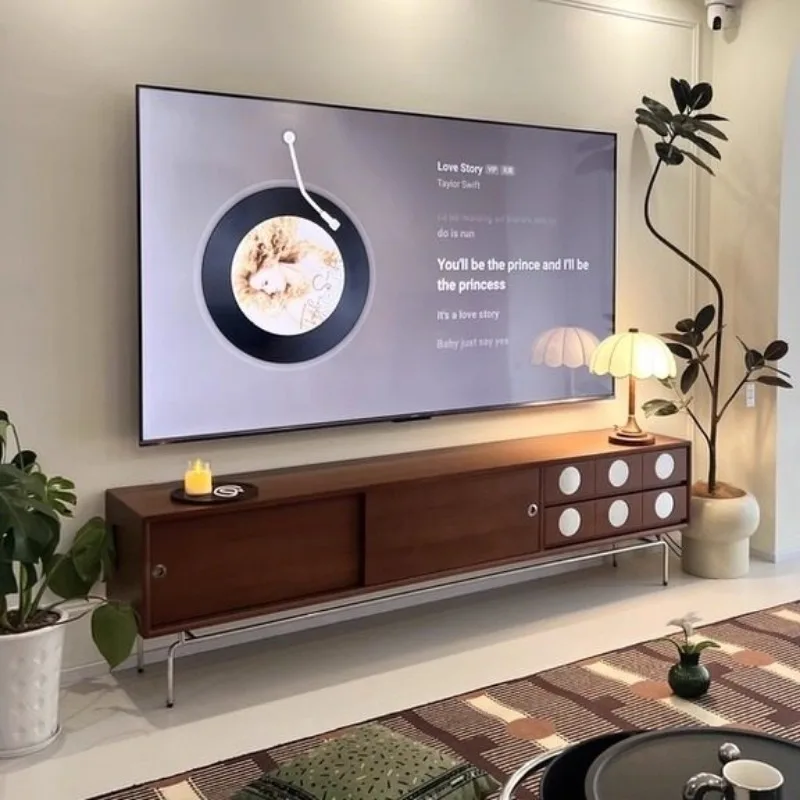 

Minimalist Tv Cabinet Mobile Shelf Motorized Retractable Black Tv Cabinet Fireplace Magalu Loja Oficial Mid Century Furniture