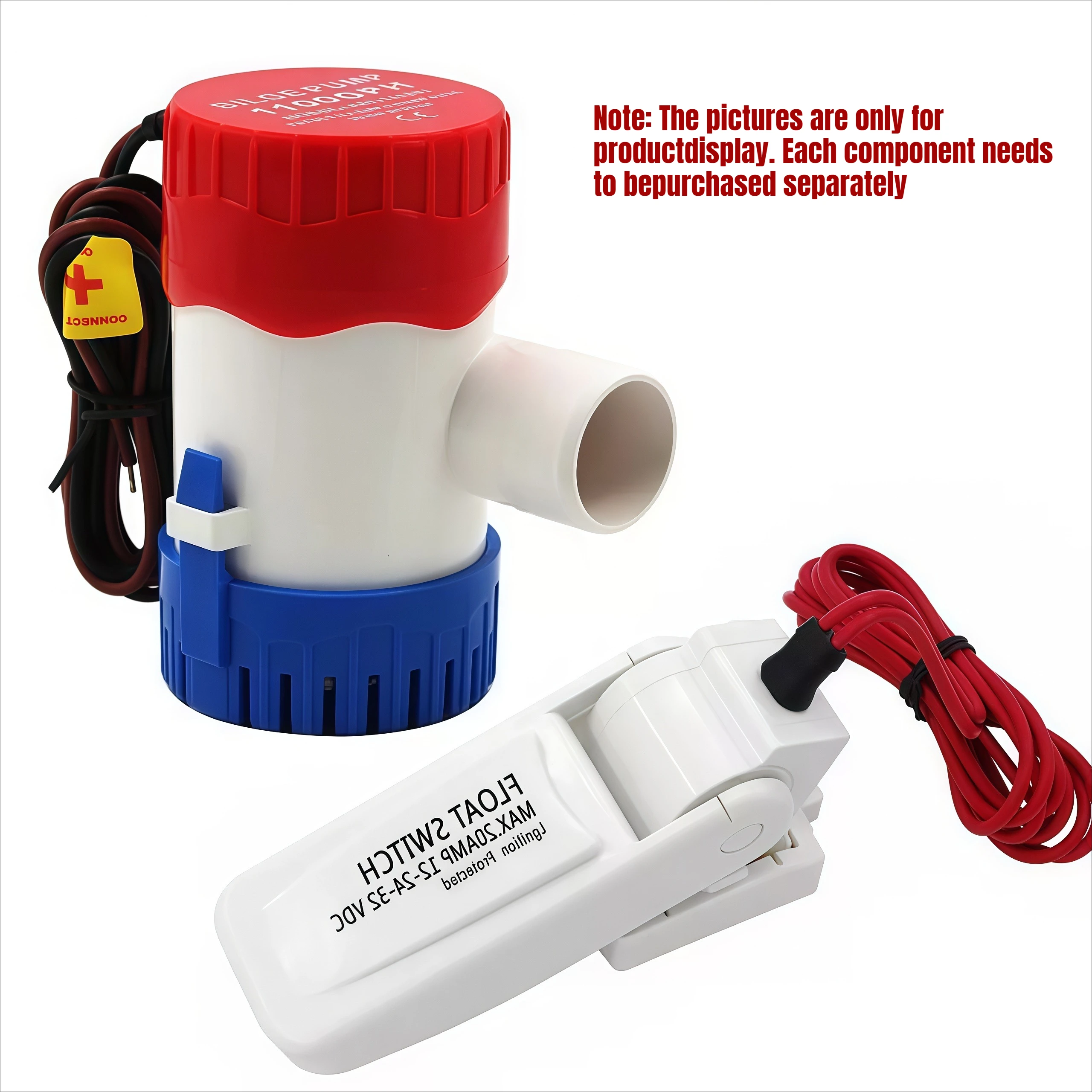 

Diameter19mm/29mm Dc bilge pump drainage kit 12v 24V water pump, suitable for ships, automobiles, houses, submersible pumps